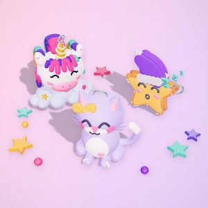 Figuritas de foamy moldeable hechas a mano