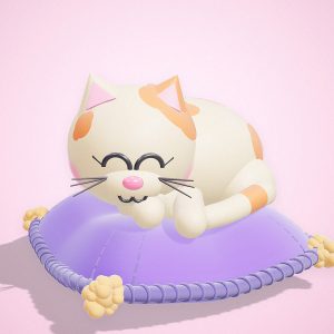 Gatito Modo Siesta, vista frontal — La Tienda Brilli Brilli