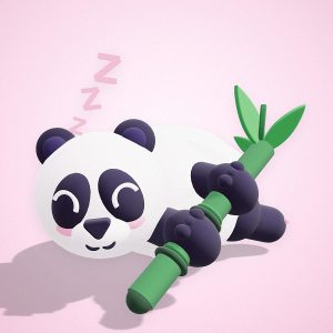 Panda Modo Siesta, vista frontal — La Tienda Brilli Brilli