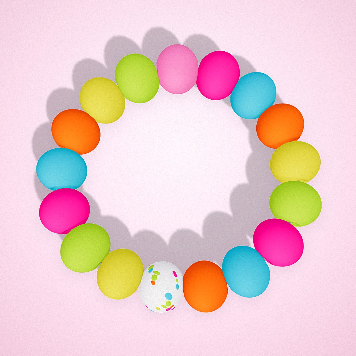 Pulsera Neón Chicle, vista lateral — La Tienda Brilli Brilli