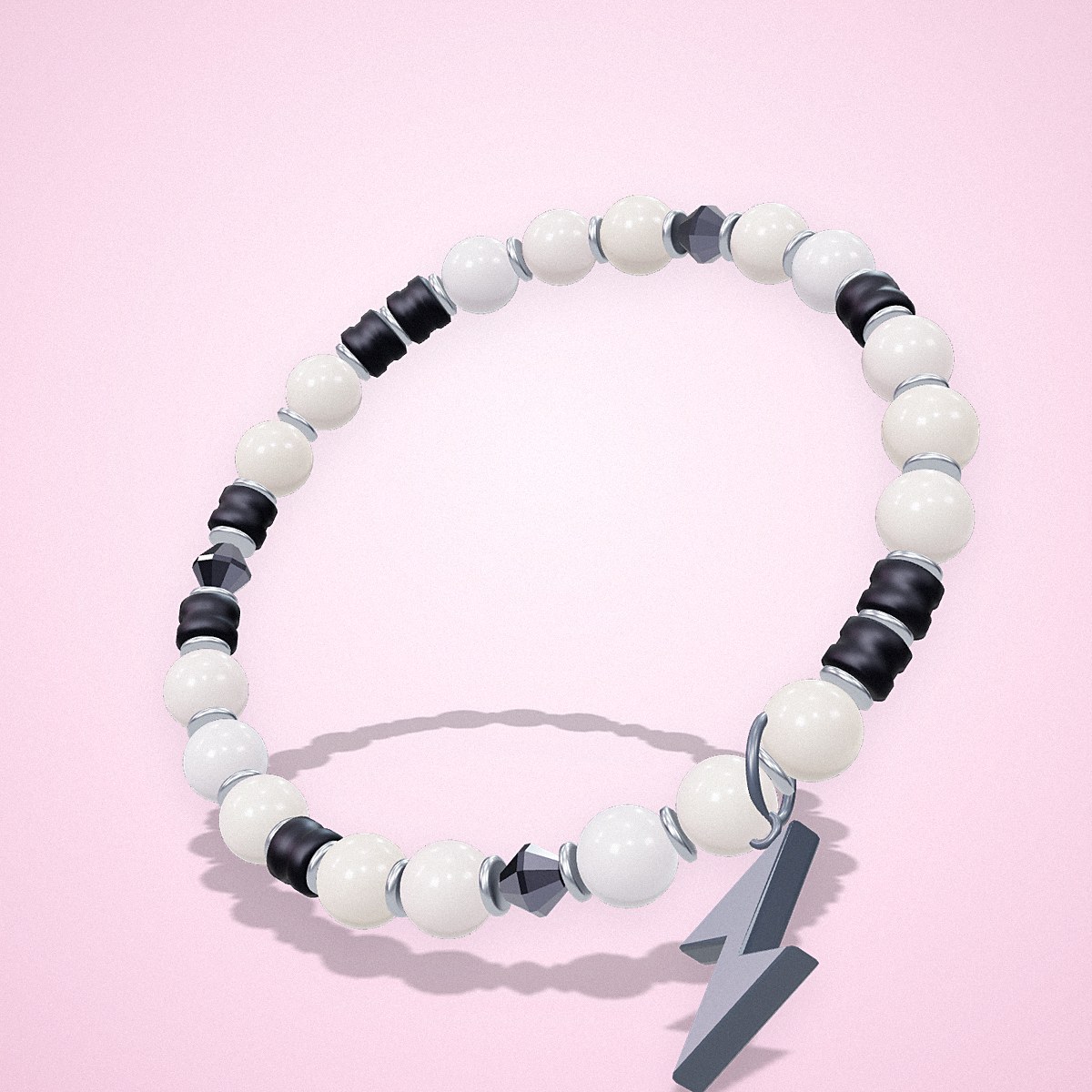 Pulsera Perla Rebelde, detalle — La Tienda Brilli Brilli