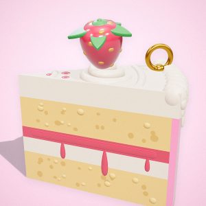 Tarta Fresa Bomba, vista frontal — La Tienda Brilli Brilli